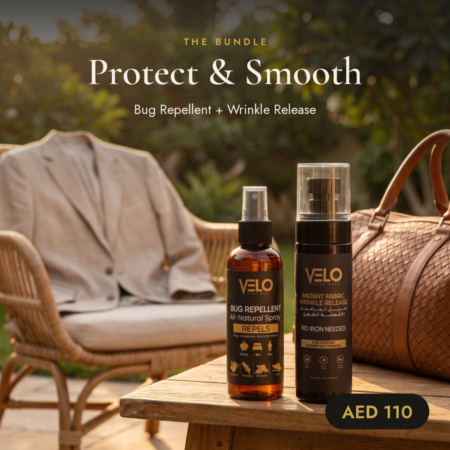Bundle 1  Bug Repellent Spray + 1 Instant Fabric Wrinkle Release