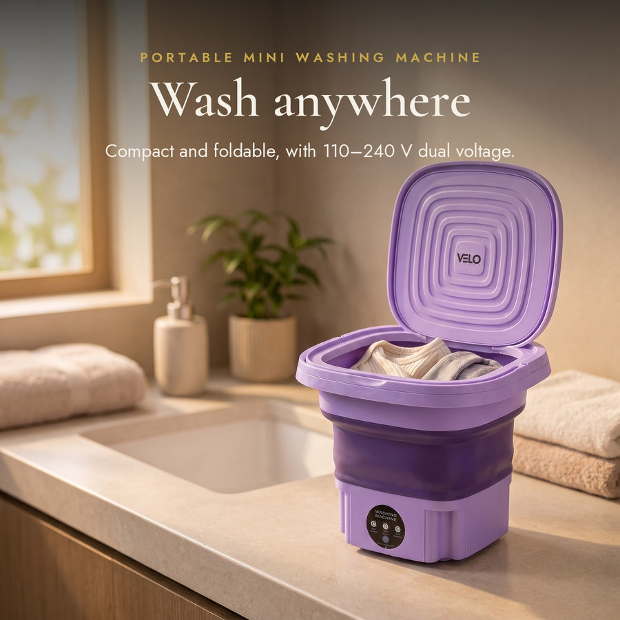 Bundle 1 Mini Washing Machine + 1 Fabric Wrinkle Release